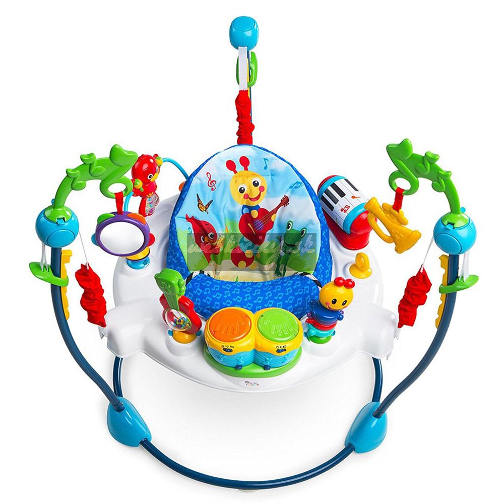 BABY EINSTEIN Skákadlo/aktívne centrum 2v1 Neighborhood Symphony 6m+ do 11 kg