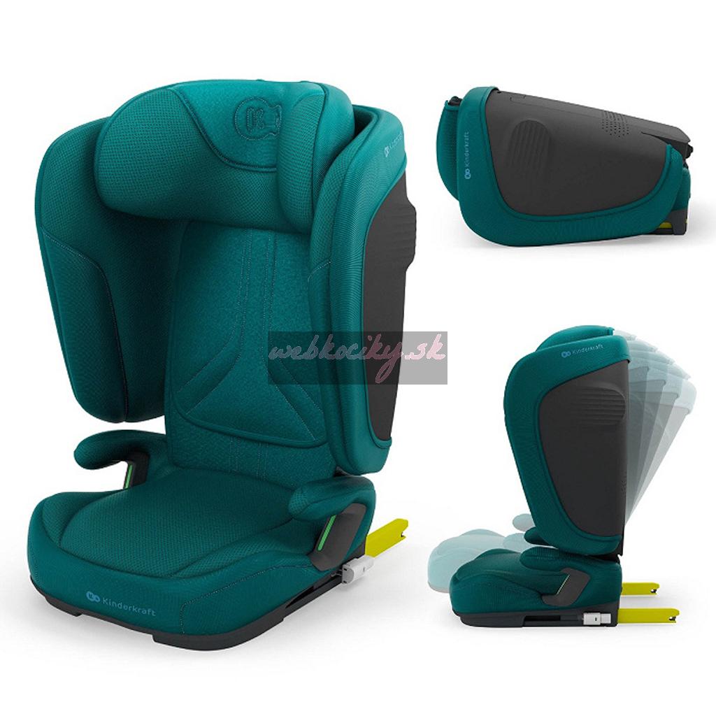 KINDERKRAFT Autosedačka skladacia Unity 2 I-Size Green