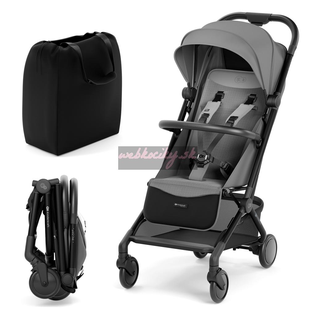KINDERKRAFT SELECT Kočík športový Pilot 2 Grey