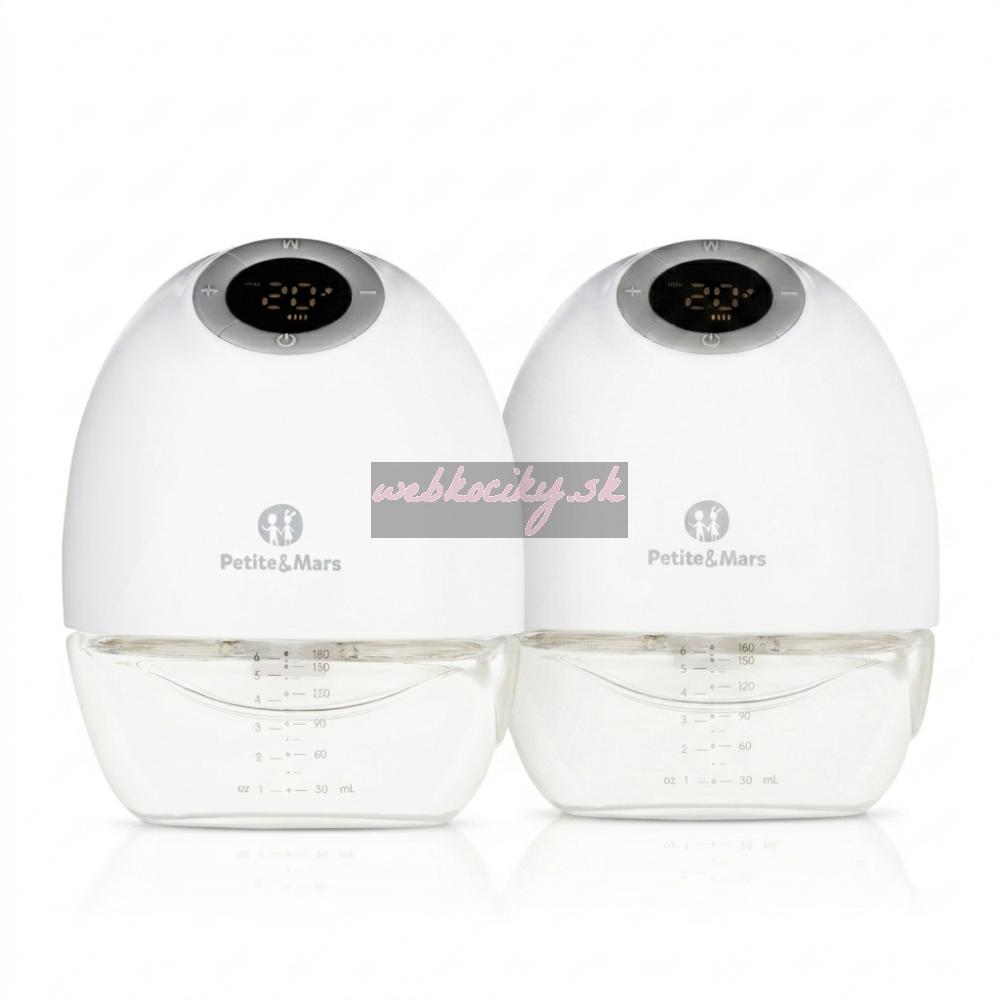 PETITE&MARS Odsávačka materského mlieka elektrická handsfree Gaia Duo