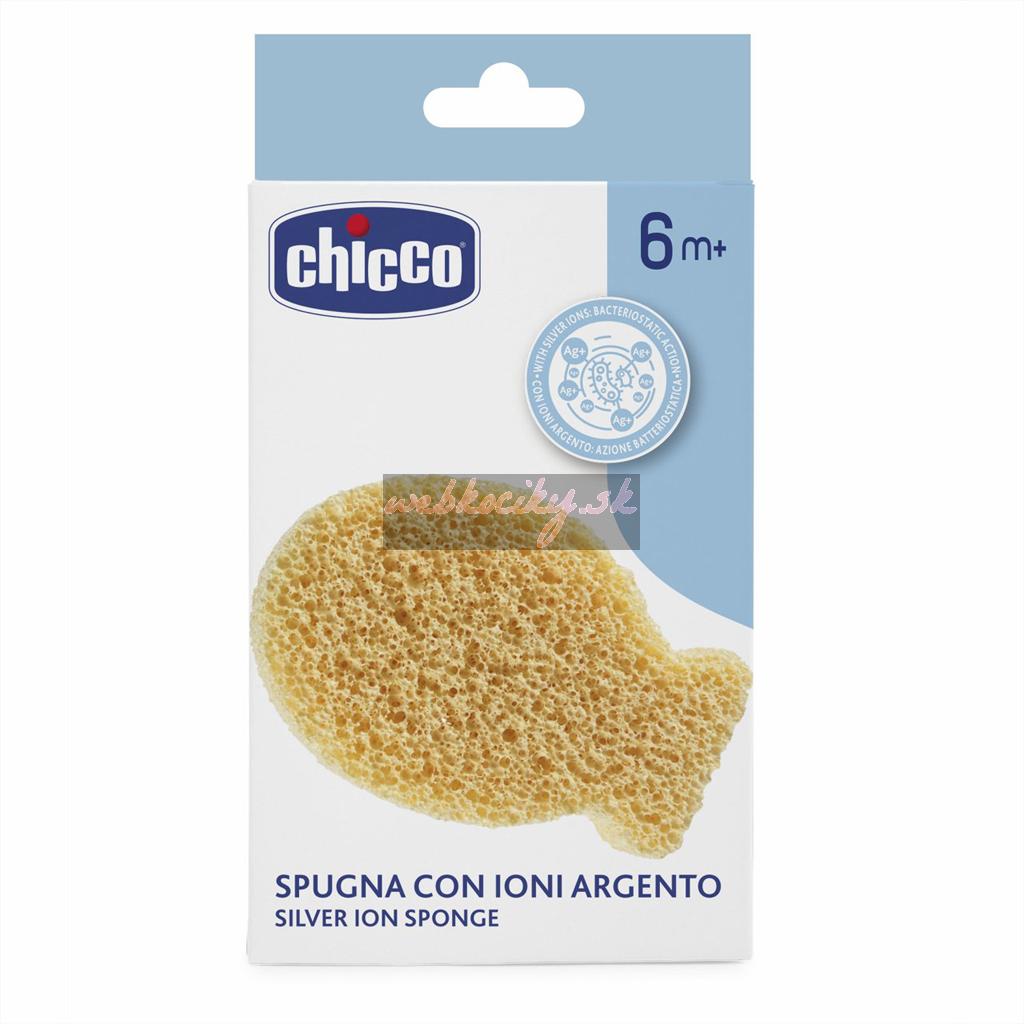 CHICCO Hubka na umývanie s iónmi zo striebra 6m+