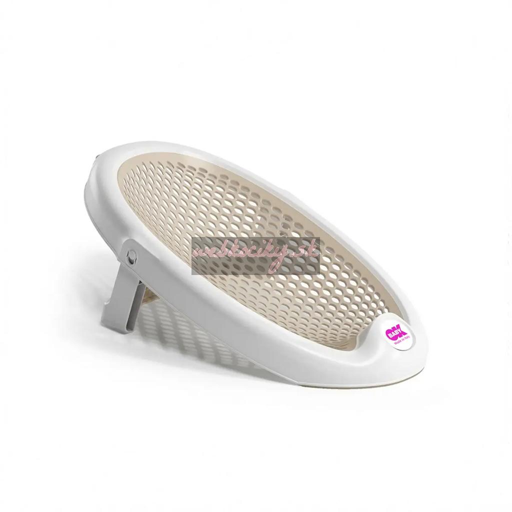 OK BABY Lehátko do vane skladacie mäkké protišmykové Jelly 0–8m Beige
