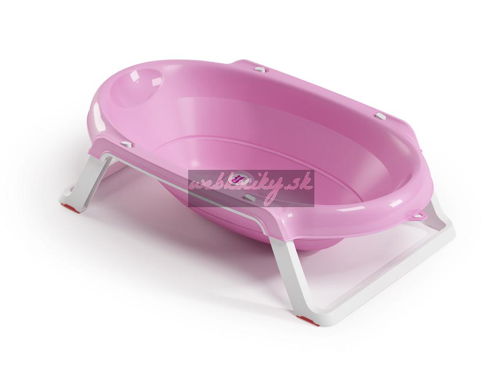 OK BABY Vanička skladacia protišmyková Onda Slim 0–12m Pink