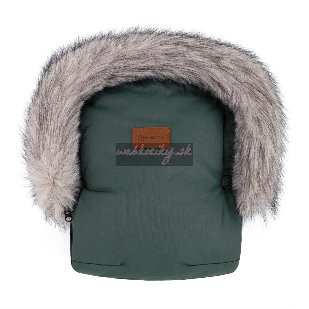 PETITE&MARS Rukávnik / rukavice Furry Veritable Khaki