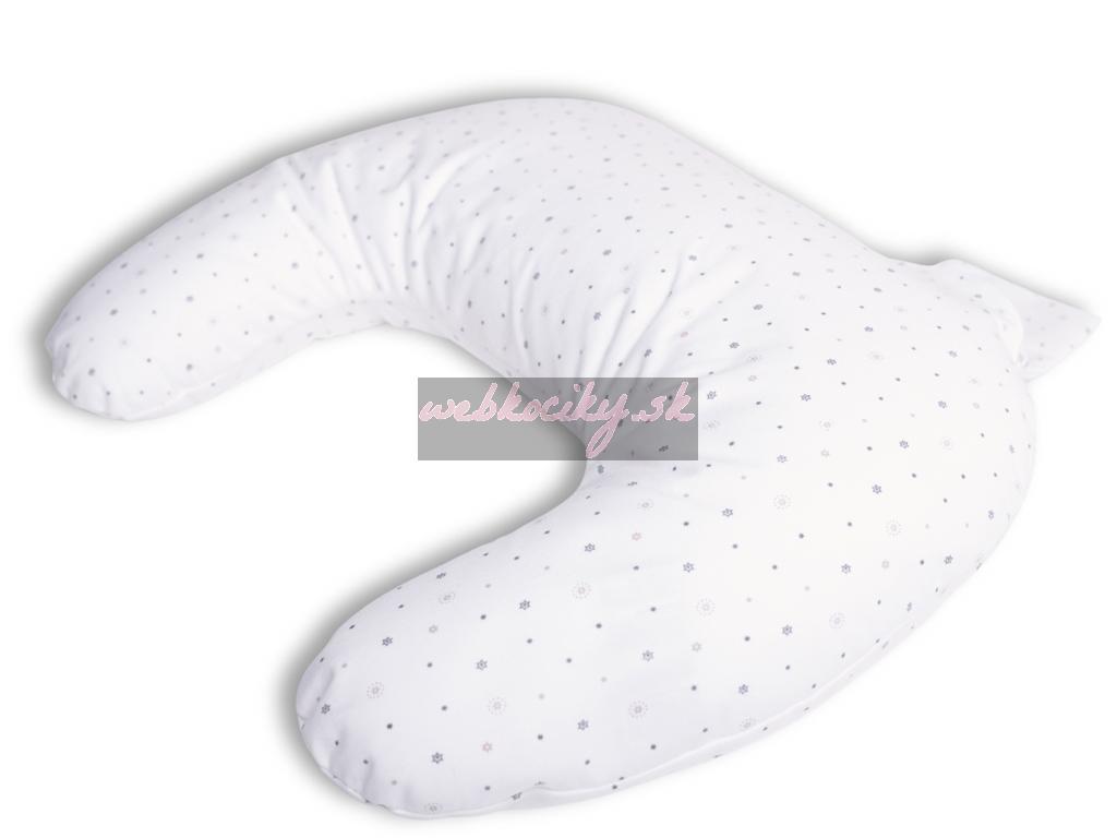 BABYMATEX Vankúš na dojčenie polohovací miniRelax Jersey 150cm Hviezdičky