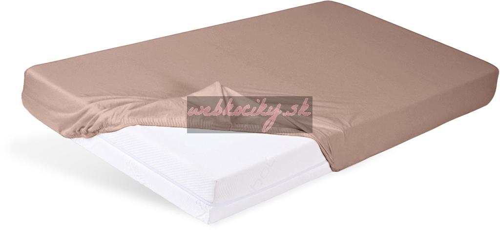 BABYMATEX Plachta napínacia Jersey 60x120cm svetlo hnedá