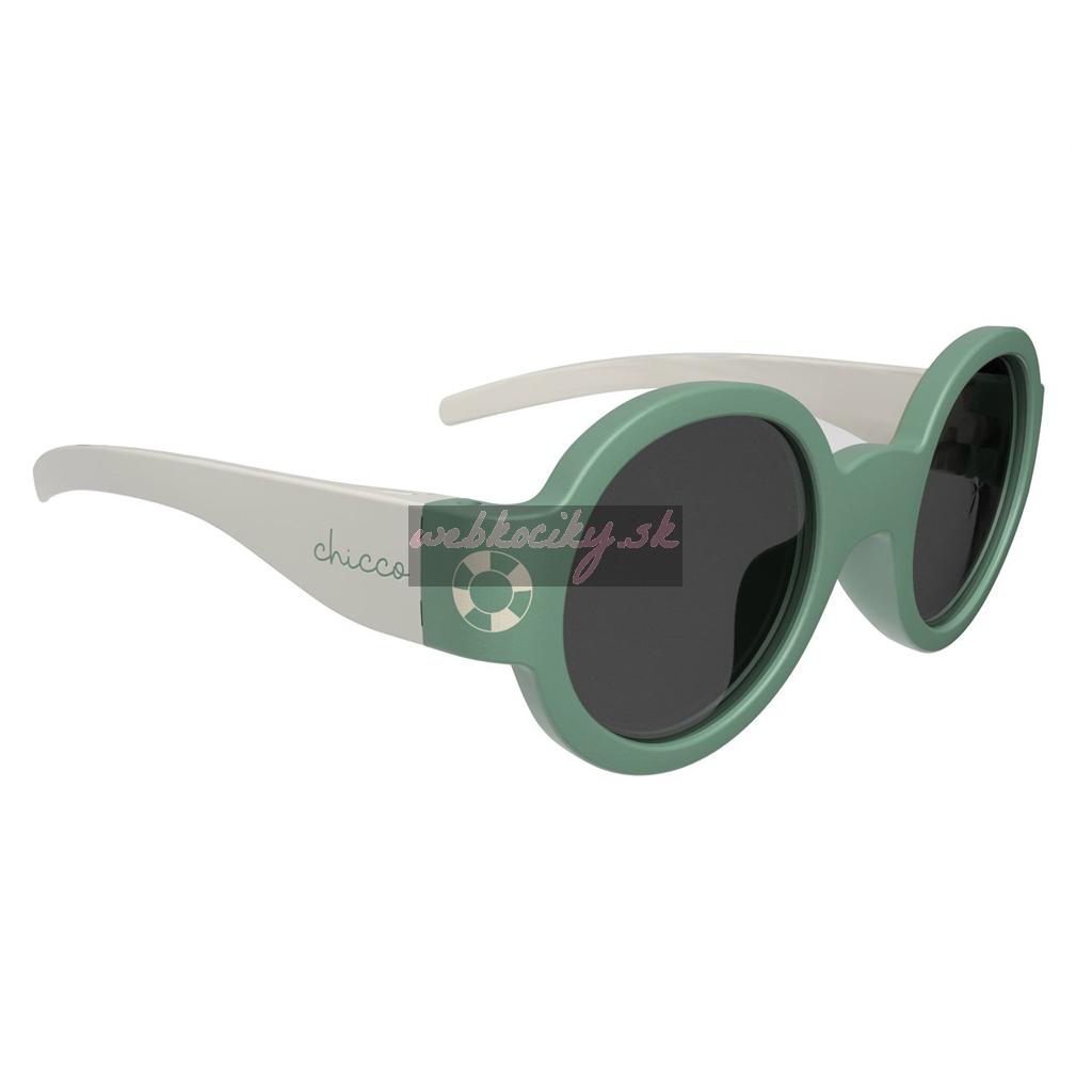 CHICCO Okuliare slnečné Green Smoky 0m+