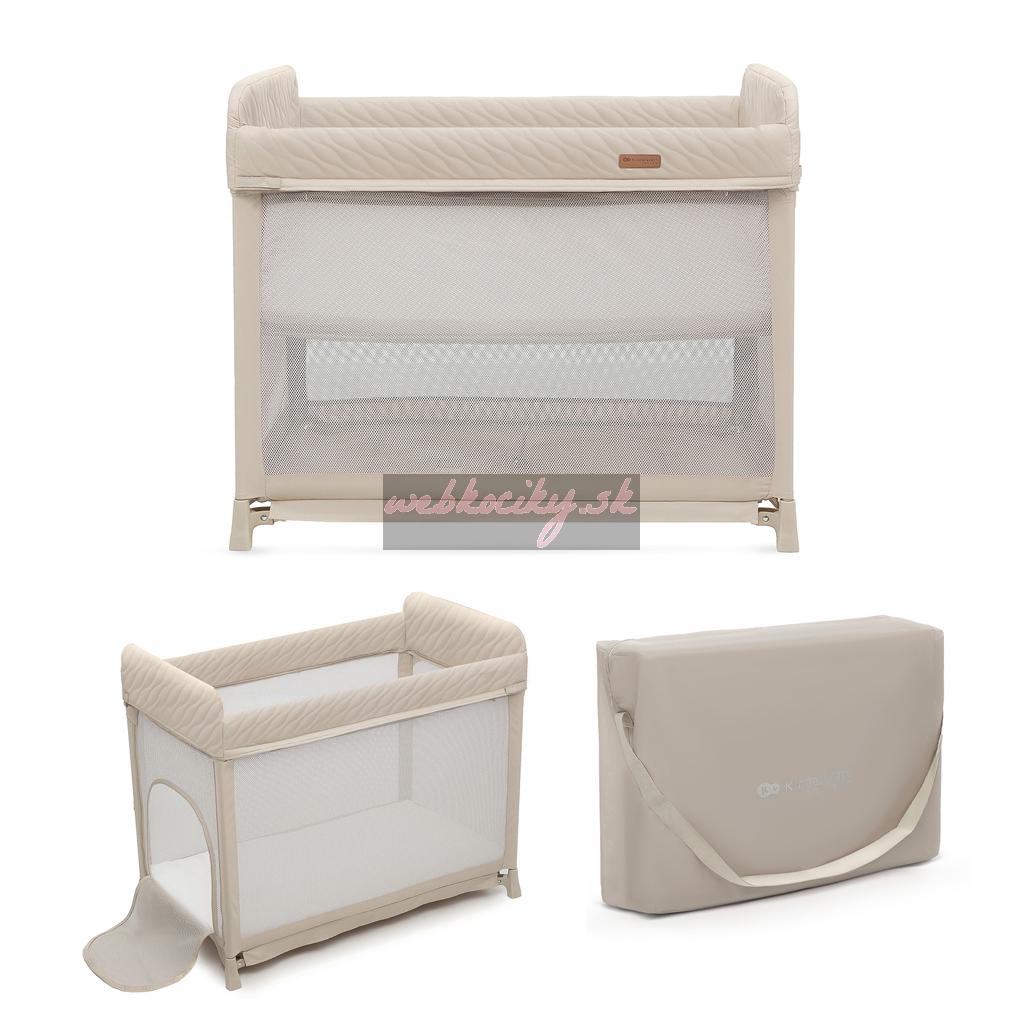 KINDERKRAFT SELECT Postieľka cestovná Moon Dream Beige