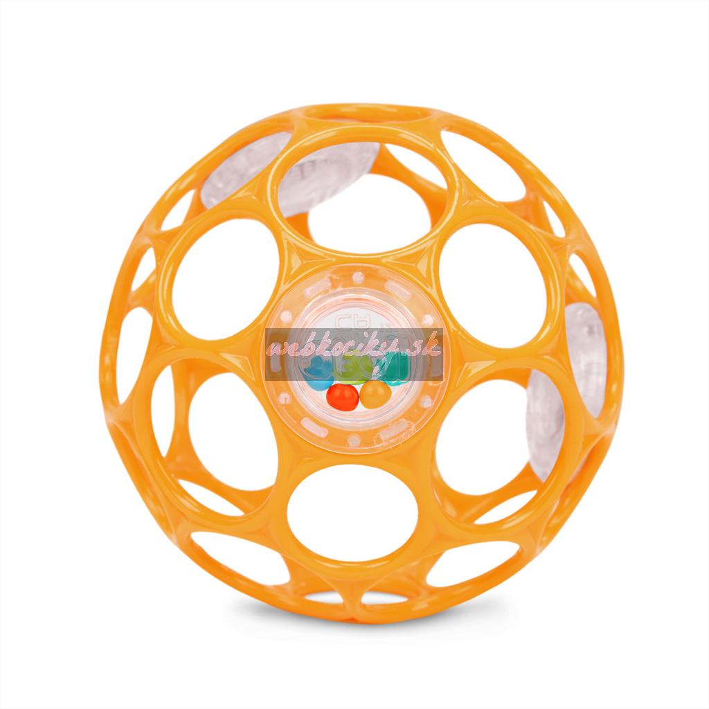 OBALL Hračka Oball RATTLE 10 cm orange 0m+