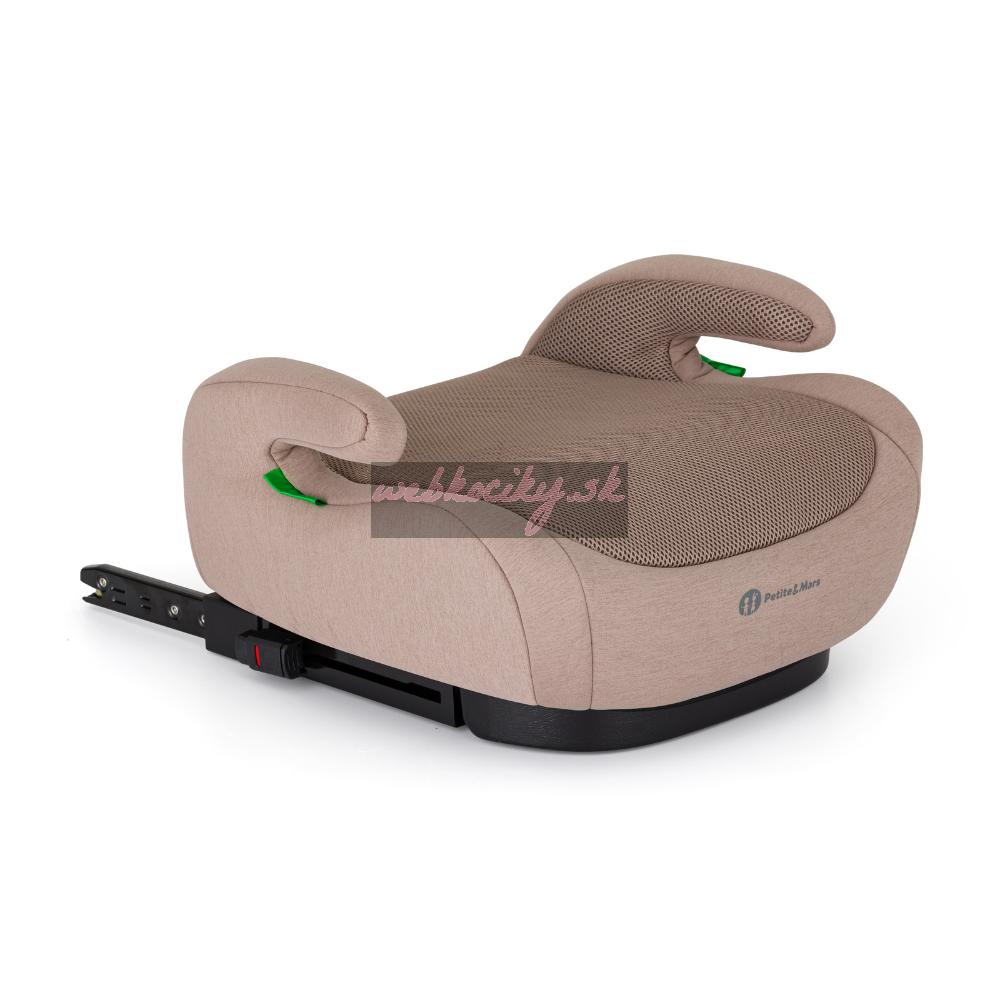 PETITE&MARS Podsedák Optimus Pro i-Size Air Tan Brown 125 - 150 cm (22-36 kg)
