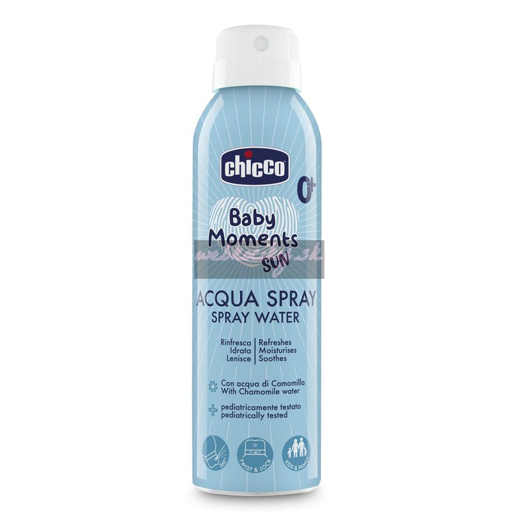 CHICCO Voda sprejová osviežujúca Baby Moments Sun 0m+ 150ml