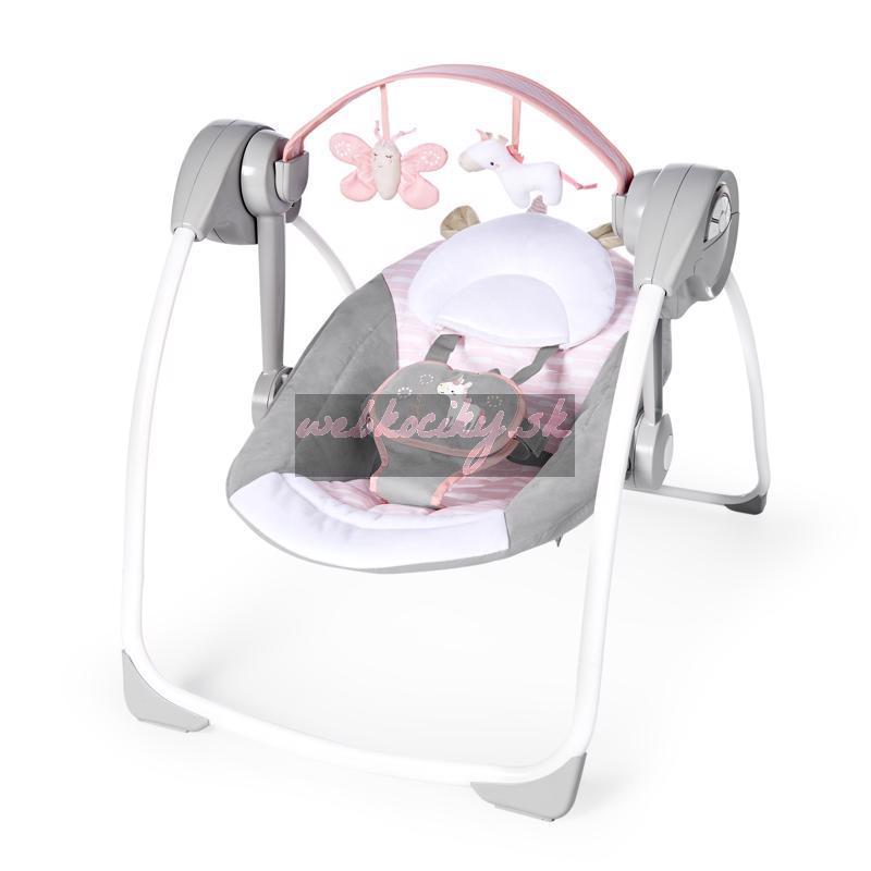 INGENUITY Hojdačka s melódiou Flora the Unicorn™ 0m+ do 9 kg