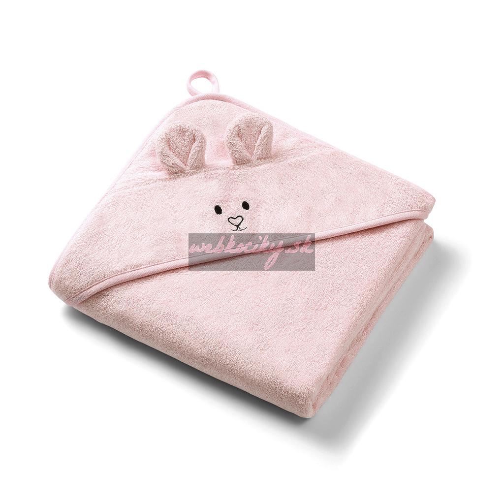 BABYONO Osuška bambusová Super Soft Pink 100x100 cm