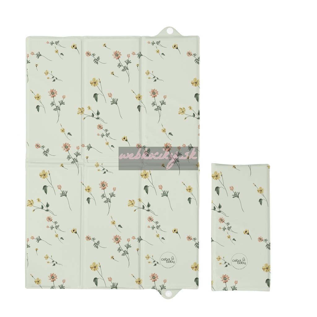 CEBA BABY Podložka prebaľovacia cestovná (60x40) Basic Floral Breeze