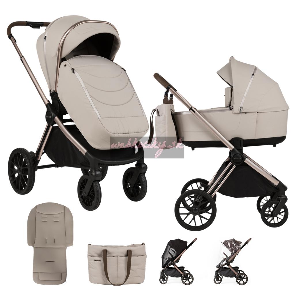 ADAMEX Kočík kombinovaný Bianco 9 Champagne Beige