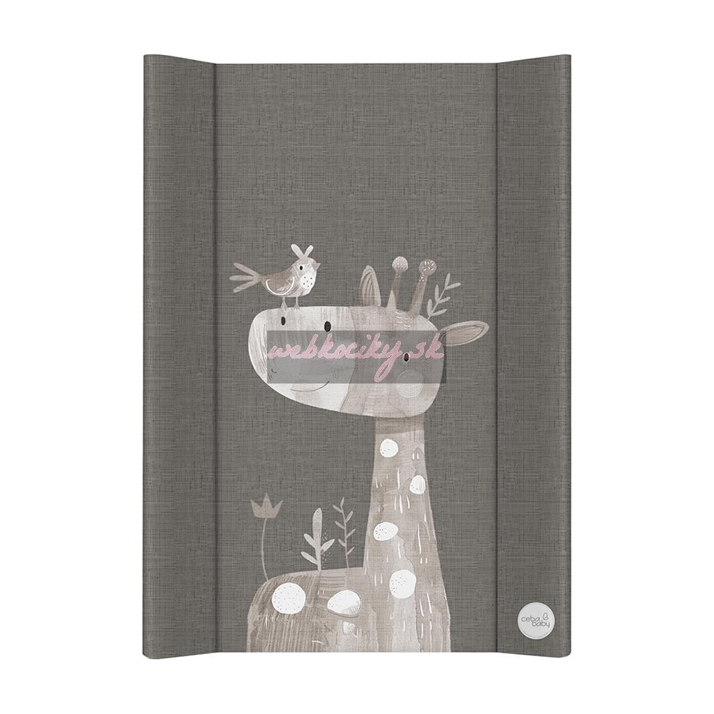 CEBA BABY Podložka prebaľovacia 2-hranná mäkká (50x70) Basic Friendly Giraffe