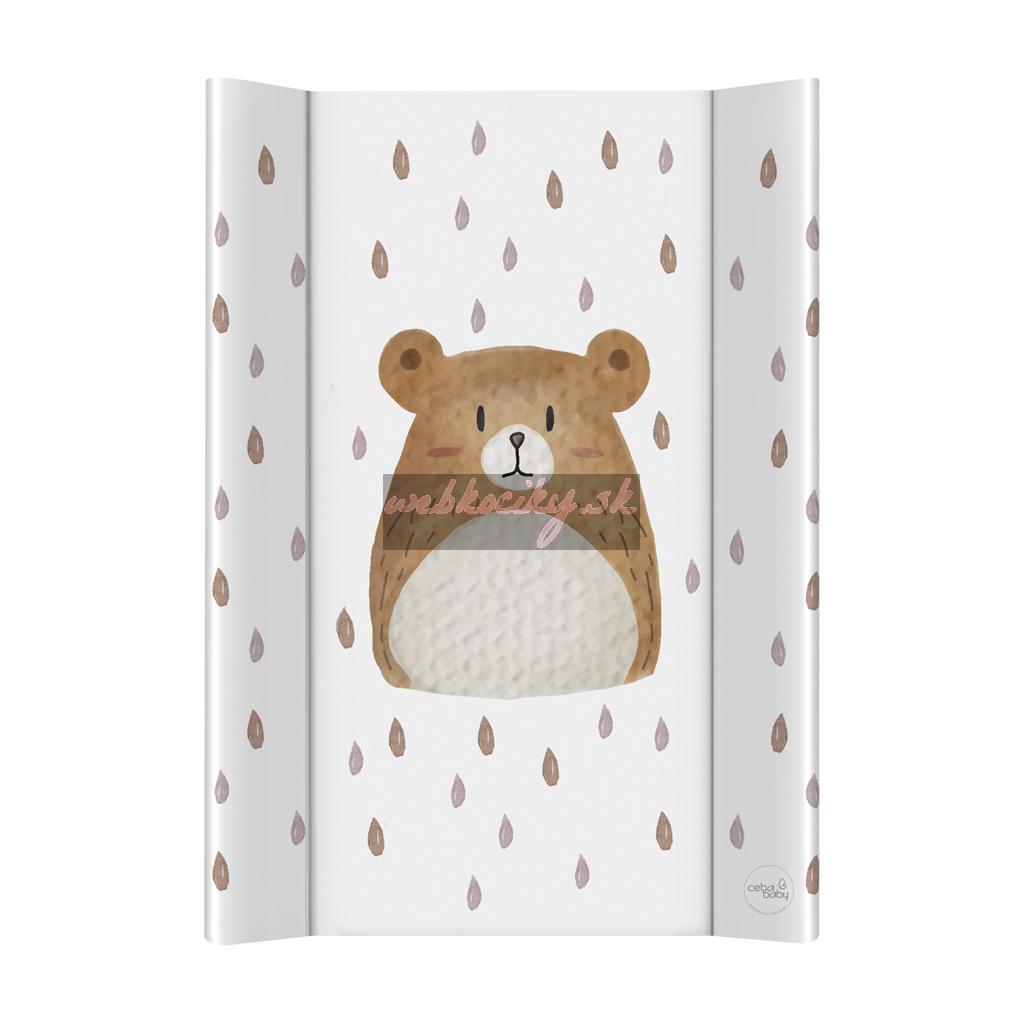 CEBA BABY Podložka prebaľovacia 2-hranná s pevnou doskou (50x70) Basic Bear Buddy