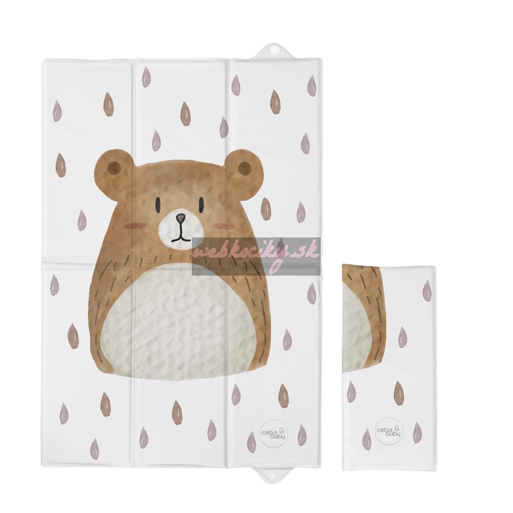CEBA BABY Podložka prebaľovacia cestovná (60x40) Basic Bear Buddy