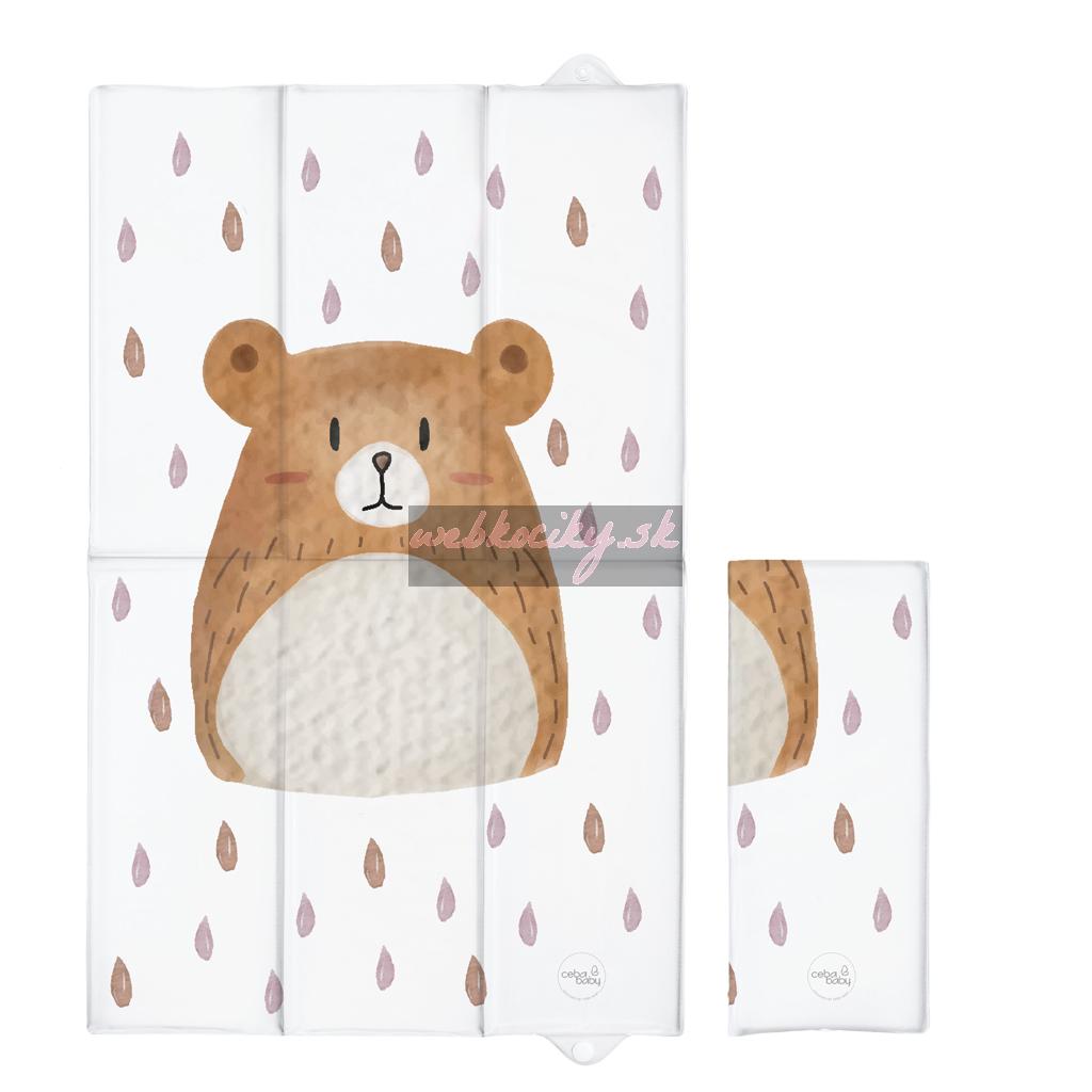 CEBA BABY Podložka prebaľovacia cestovná (80x50) Basic Bear Buddy