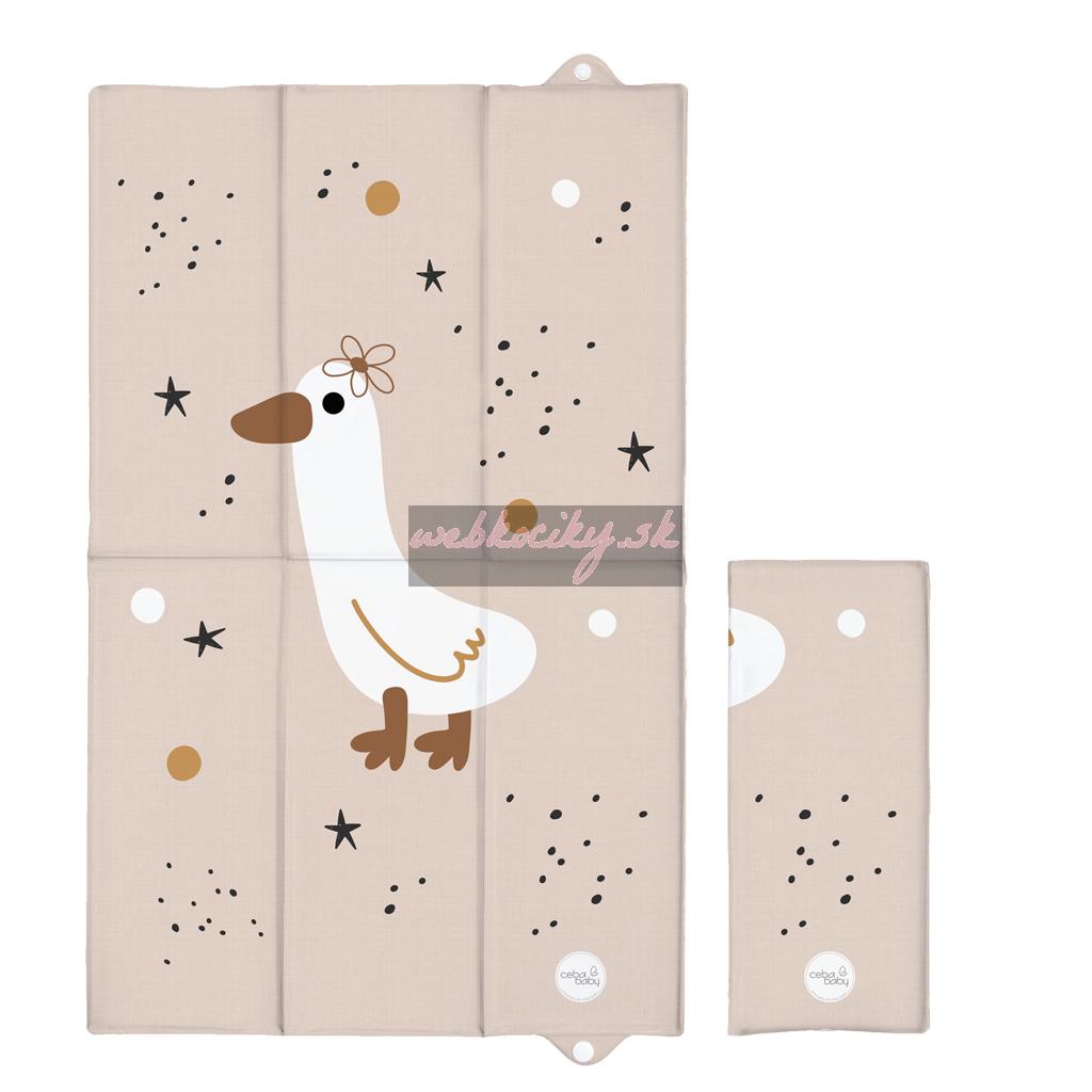CEBA BABY Podložka prebaľovacia cestovná (80x50) Basic Star Duck