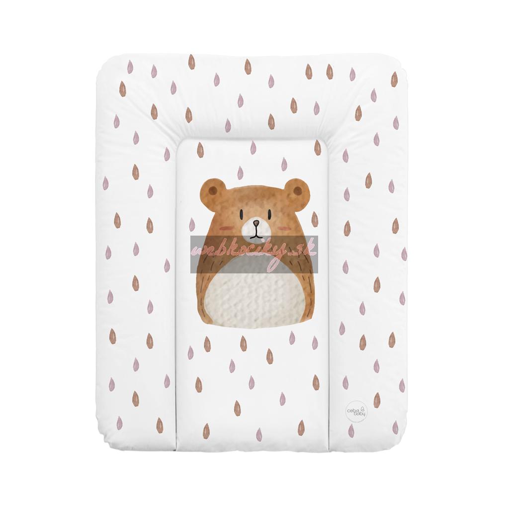 CEBA BABY Podložka prebaľovacia mäkká malá (50x70) Basic Bear Buddy