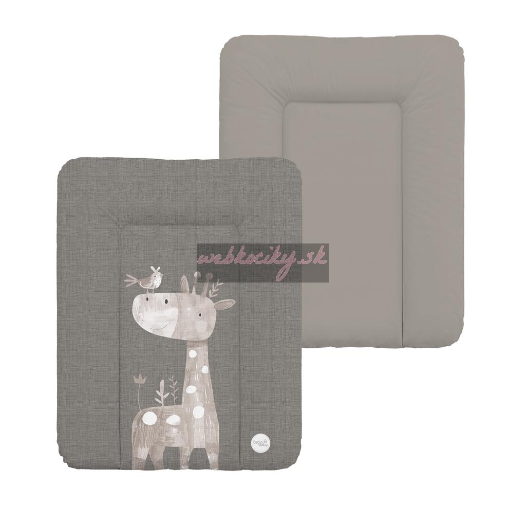 CEBA BABY Podložka prebaľovacia mäkká malá (50x70) Basic Friendly Giraffe