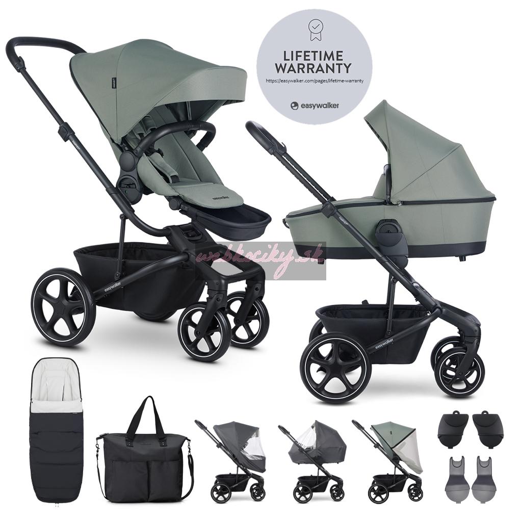 EASYWALKER Kočík kombinovaný Harvey⁵ Agave Green XXL RWS