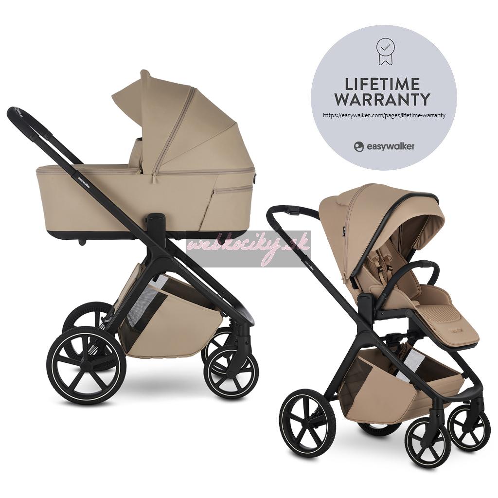 EASYWALKER Kočík kombinovaný Zoey Go Sand Taupe
