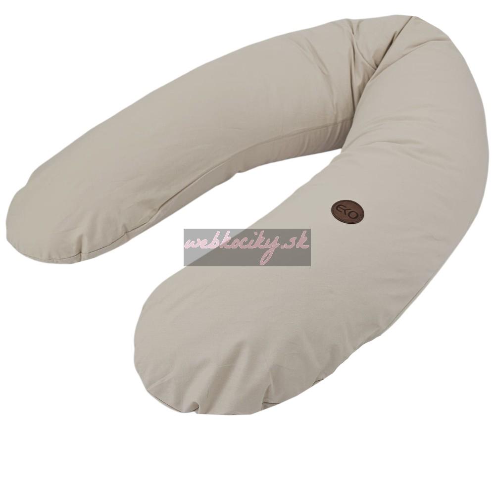 EKO Vankúš na dojčenie bavlnený Light Beige 180cm
