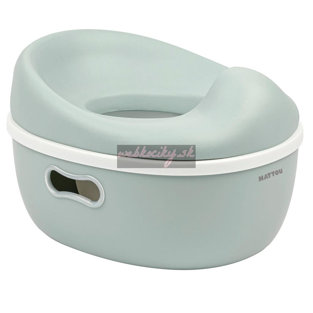 NATTOU Nočník učiaci 3v1 Potty Sage green
