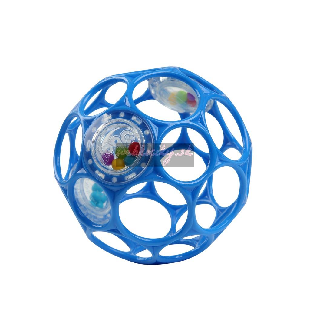 OBALL Hračka Oball RATTLE 10 cm blue 0m+