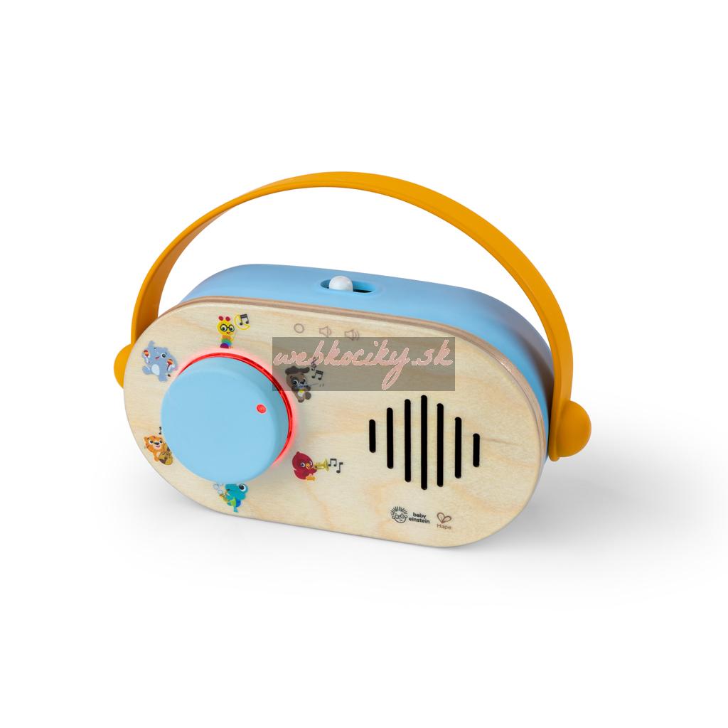 BABY EINSTEIN Hračka hudobná rádio Discovery Radio™ HAPE 6m+