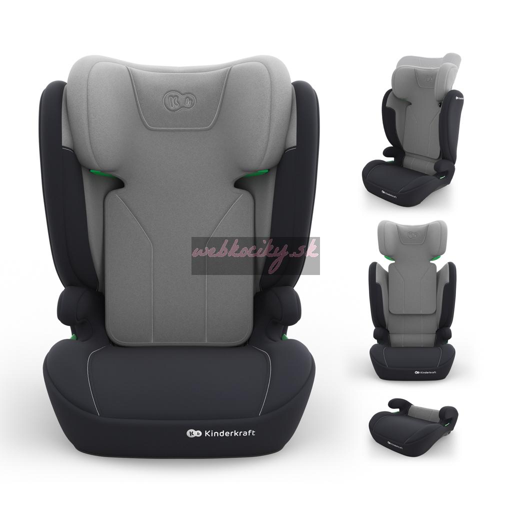 KINDERKRAFT Autosedačka i-Spark 2 Plus i-Size (100-150 cm) Grey