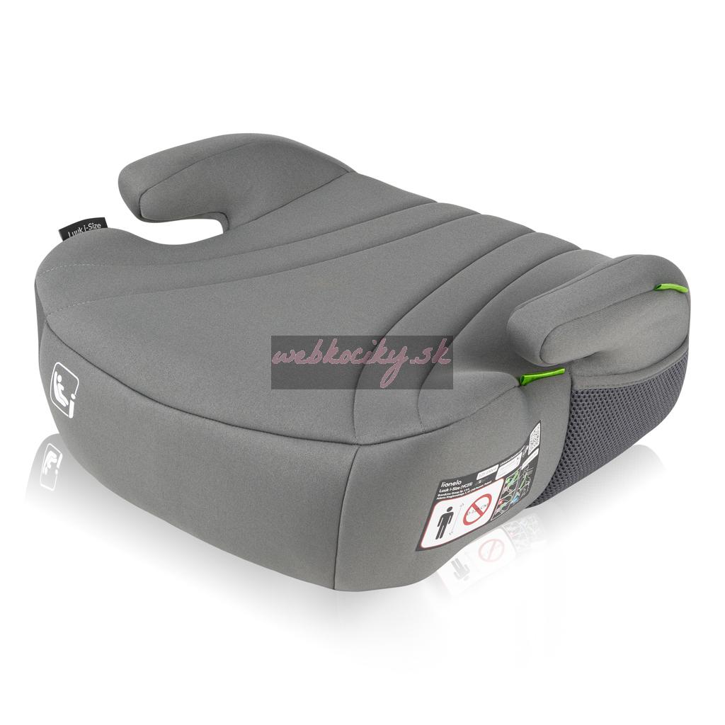 LIONELO Podsedák Luuk i-Size (125-150 cm) Grey