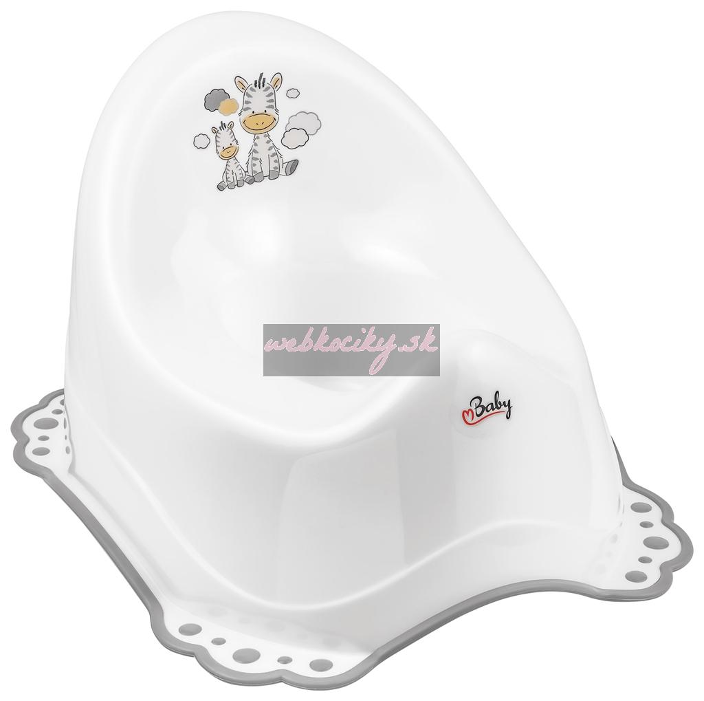 MALTEX Nočník protišmykový Zebra White/Grey