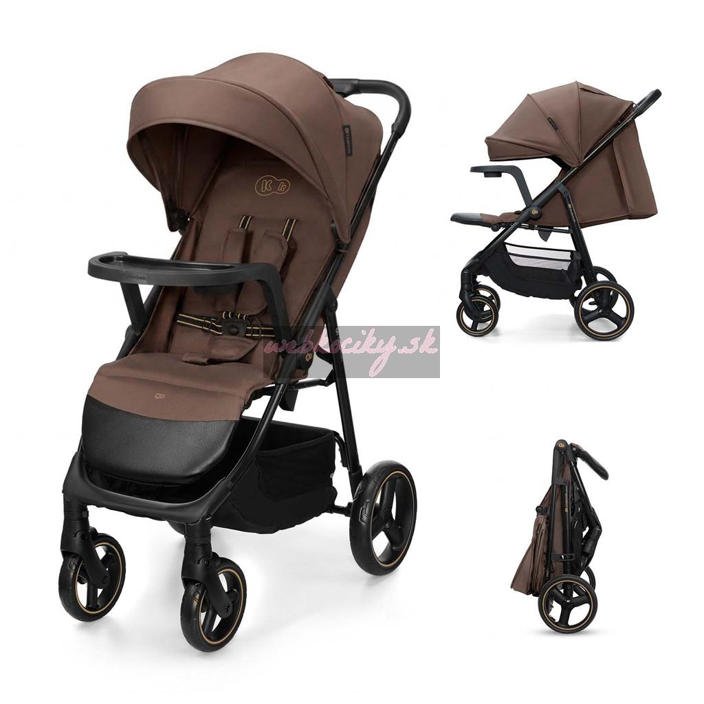 KINDERKRAFT Kočík športový Trig 3 Tray Velvet Mocca