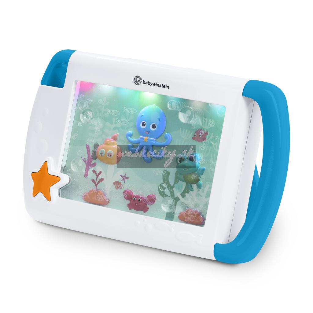 BABY EINSTEIN Tablet so zvukmi, hudbou a svetlami Sea Dreams modrý, 0m+