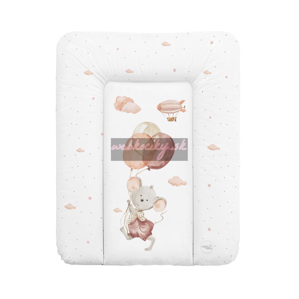 CEBA BABY Podložka prebaľovacia mäkká (50x70) Basic Mouse