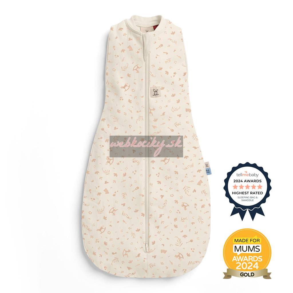 ERGOPOUCH Zavinovačka a pytel na spanie 2v1 Cocoon Lullaby 0-3m, 3-6kg, 0,2tog