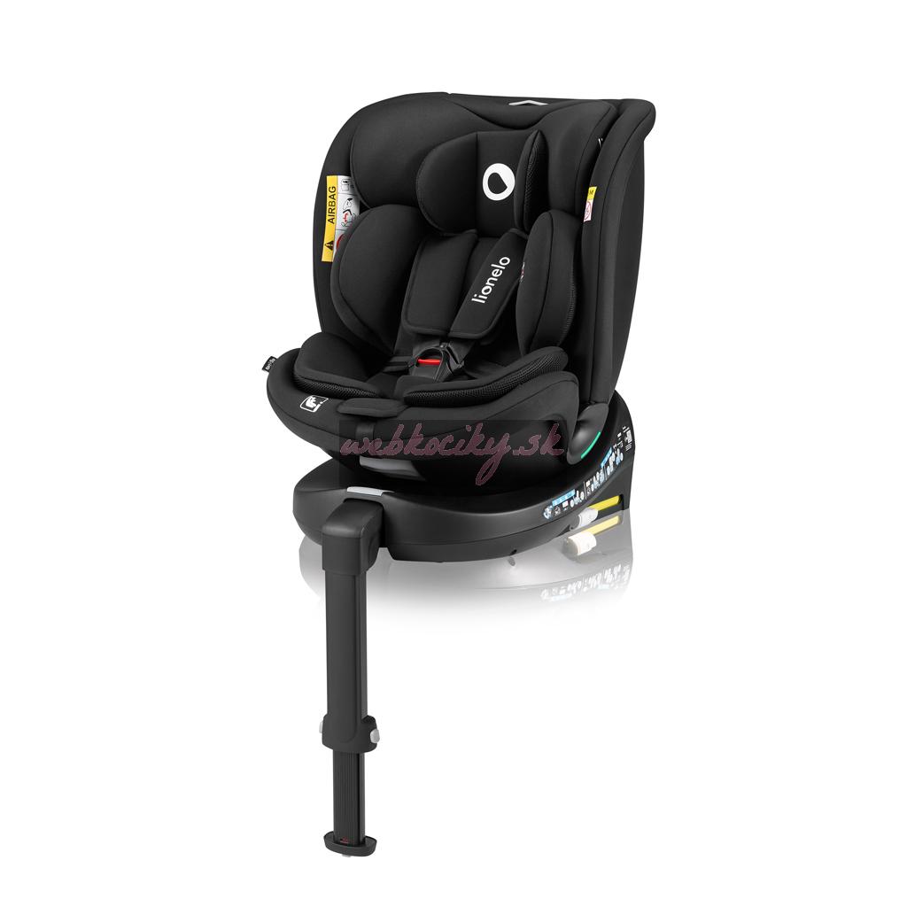 LIONELO Autosedačka Navy i-Size (40-150 cm) Black Onyx