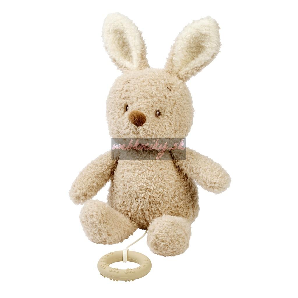 NATTOU Hračka plyšová hudobná Teddy zajačik 24 cm, 0m+