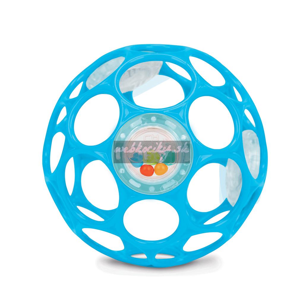 OBALL Hračka Oball RATTLE 10 cm blue 0m+