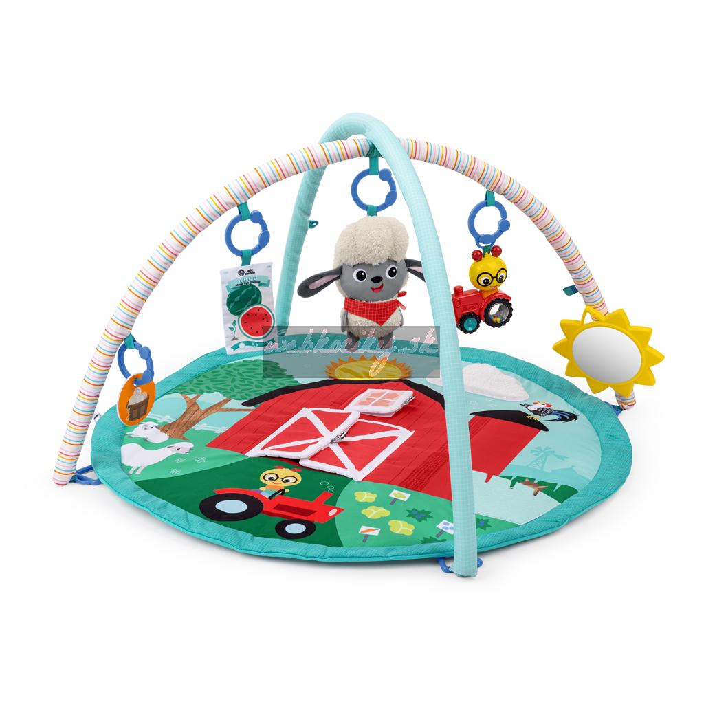 BABY EINSTEIN Deka na hranie pre rozvoj motoriky a zmyslov Happy Harvest™ Touch & Feel, 0m+