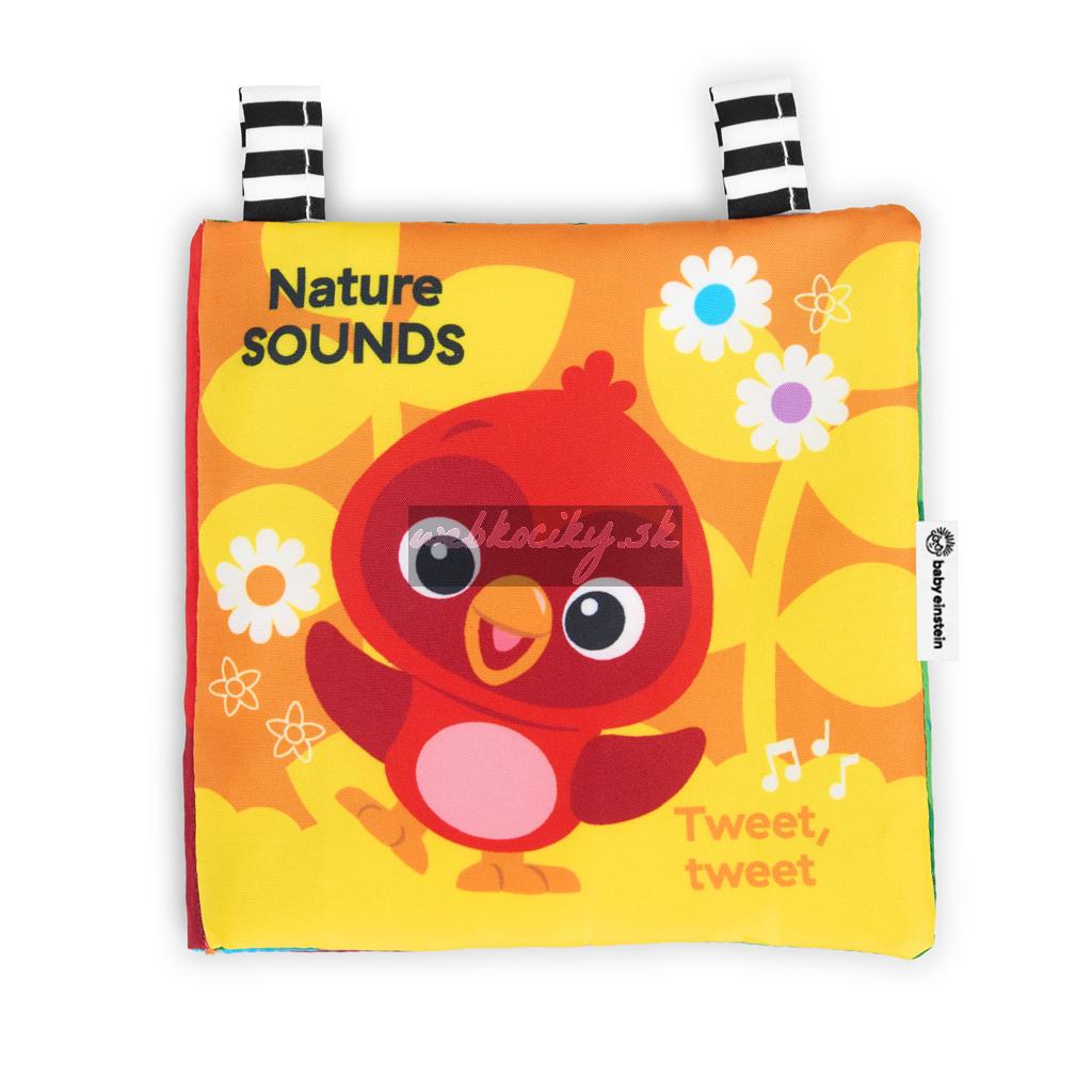 BABY EINSTEIN Kniha plná aktivít multisenzorická Nature Sounds™, 0m+