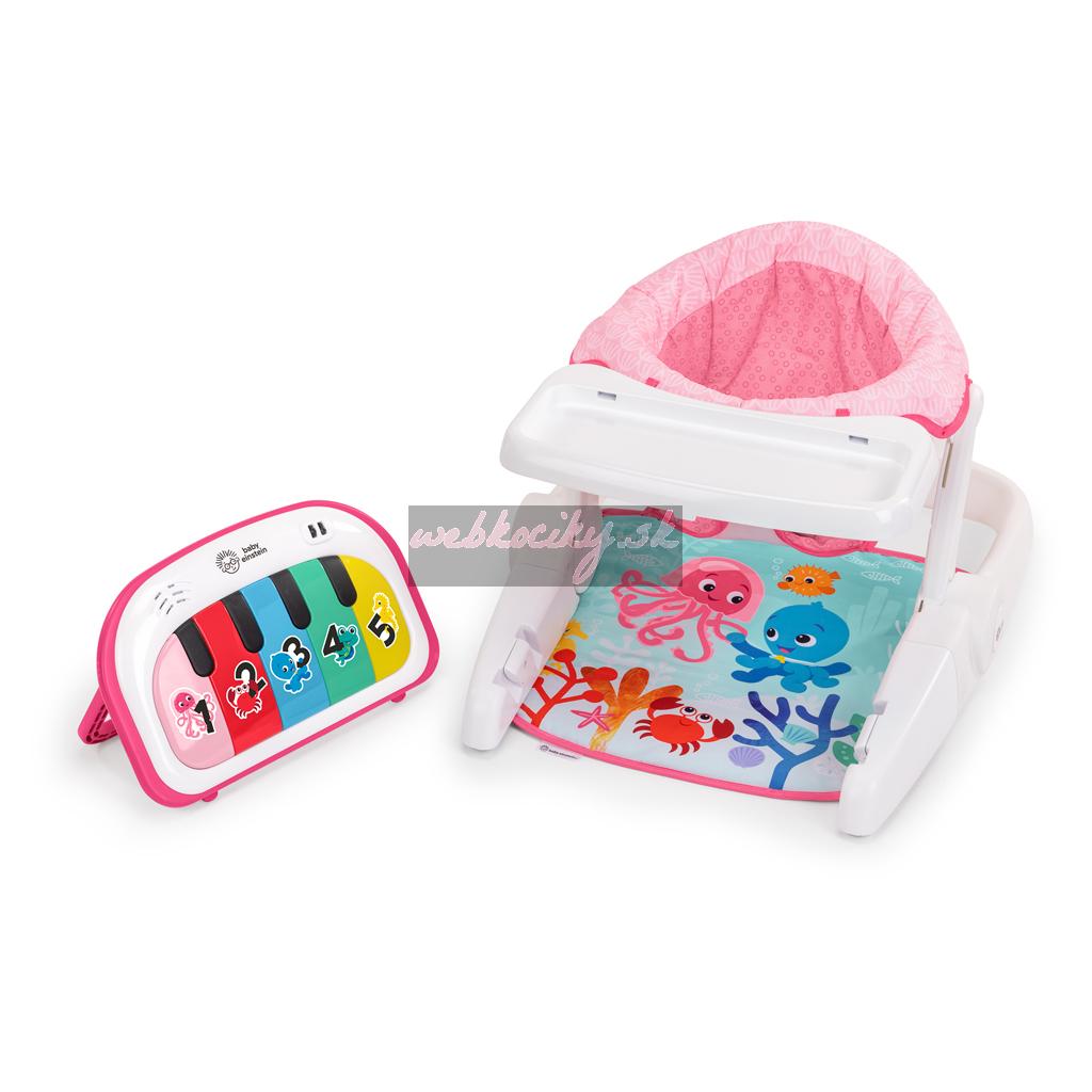 BABY EINSTEIN Sedák interaktívny 4v1 Tappin' Tunes™ Learn-to-Sit™, 4m+