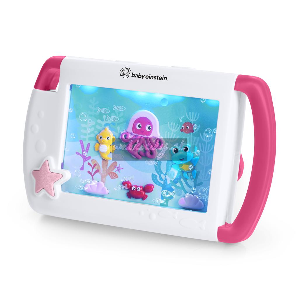 BABY EINSTEIN Tablet so zvukmi, hudbou a svetlami Sea Dreams ružový, 0m+