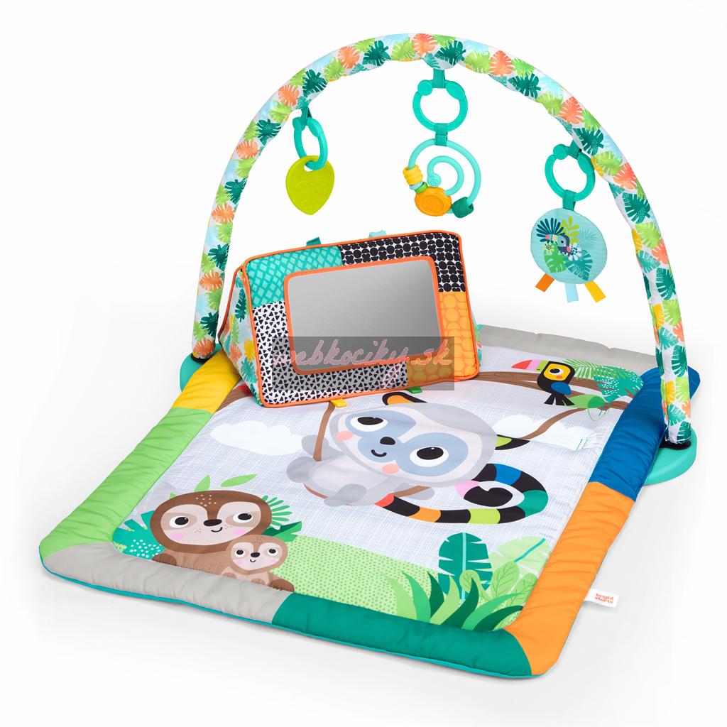 BRIGHT STARTS Deka na hranie pre rozvoj motoriky a zmyslov Tropical Treetop™, 0m+
