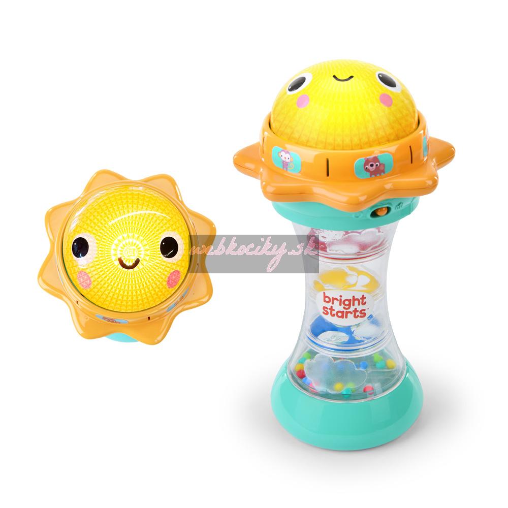 BRIGHT STARTS Hračka hudobná hrkálka slniečko Just for Sun™ 6m+