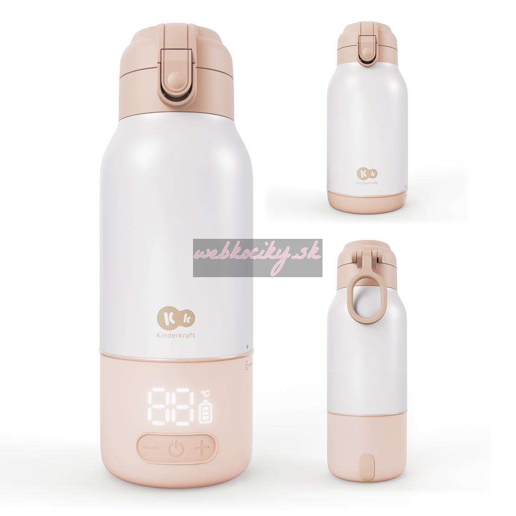 KINDERKRAFT Cestovný ohrievač mlieka a termoska 2v1 Gaja Beige