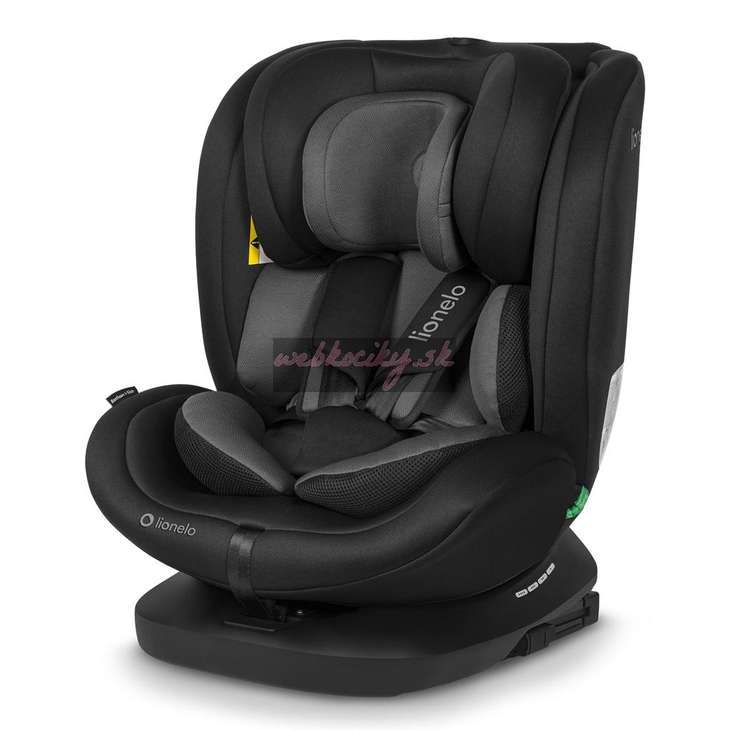 LIONELO Autosedačka Bastiaan i-Size (40-150 cm) Black Grey
